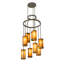 Lustre géométrique 9 lumières unique Erithon