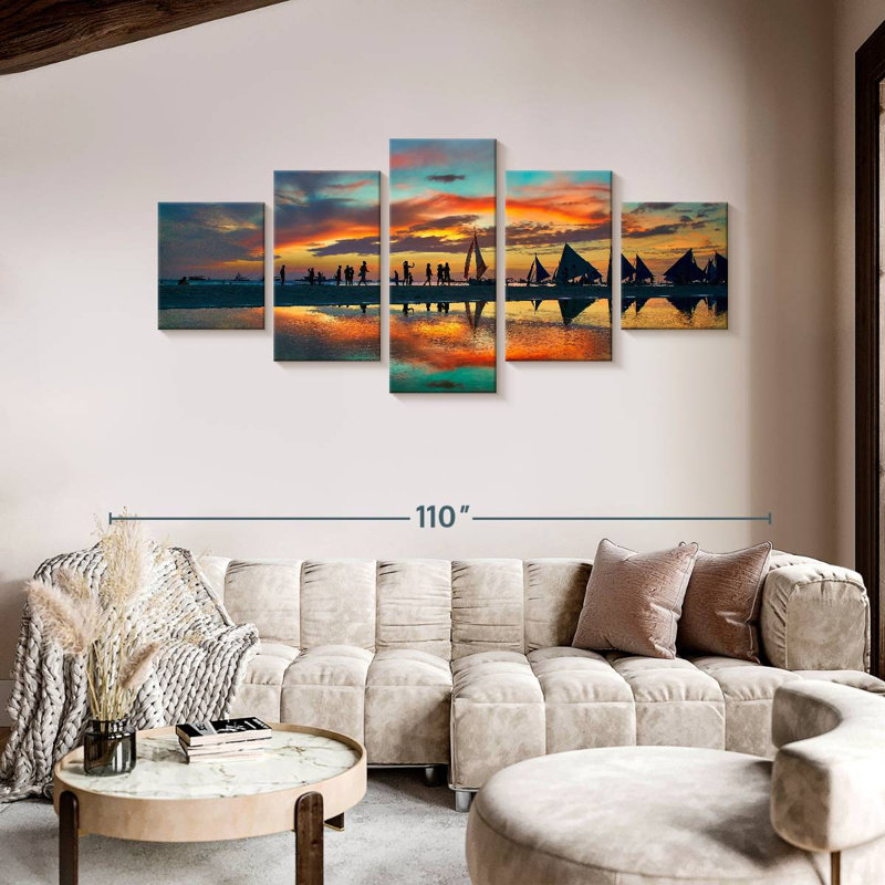 Boracay Azaline Sunset, 42" H x 92" W