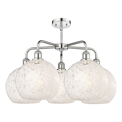 Bellagrace 5 - Light Dimmable Globe Chandelier