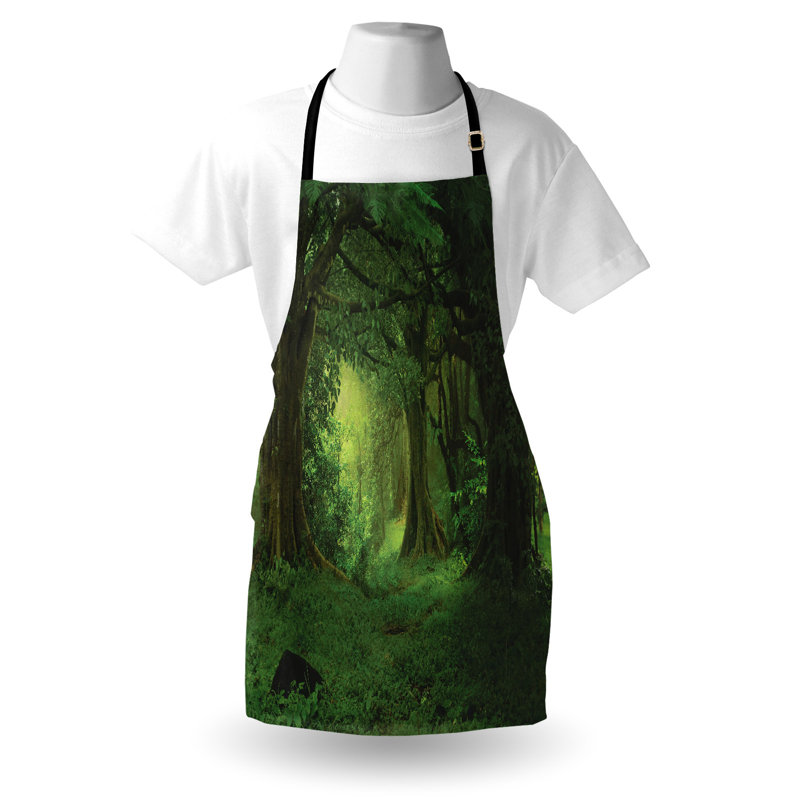 No Pattern Bib Apron