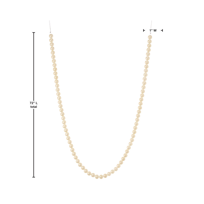 72" Pearl String Garland