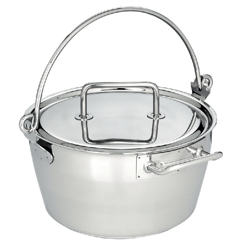 Demeyere Resto 10.57-qt Stainless Steel Maslin Stock Pot