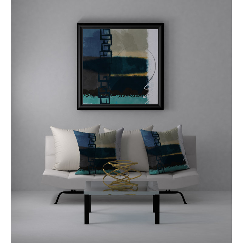 Coussin décoratif carrée merveilleuse exaltation, 24 po x 24 po