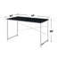 Bureau rectangulaire avec structure en métal idéal pour le bureau ou le bureau dans la chambre ou le salon