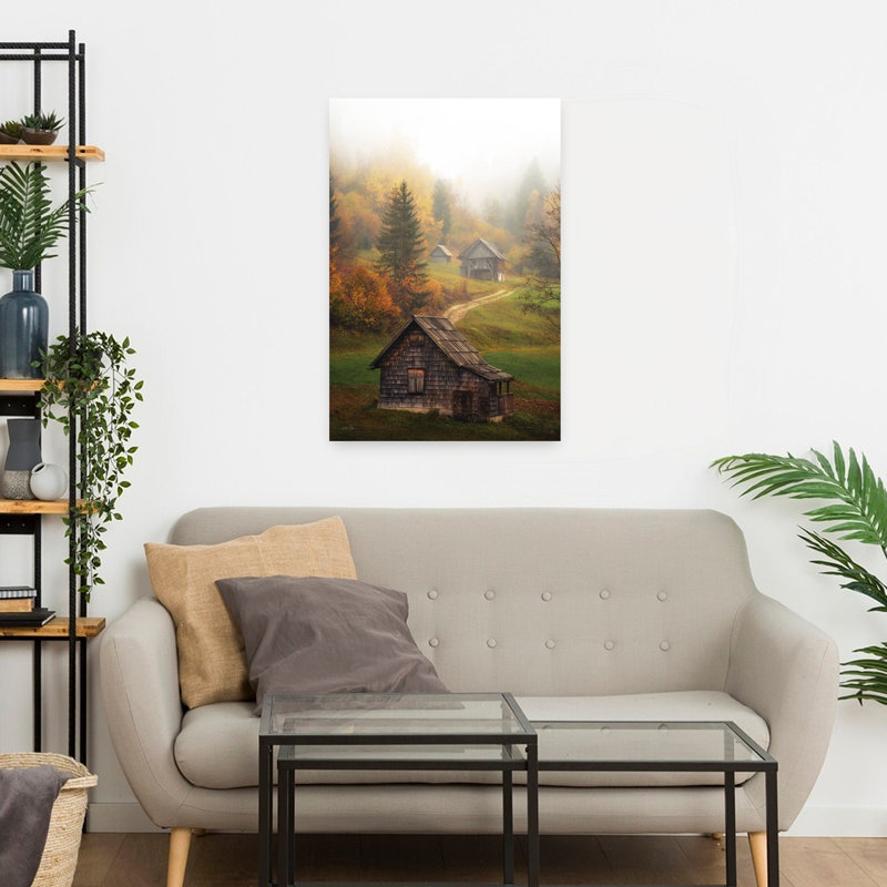 Art contemporain d'automne contemporain, H 24 po x l 16 po