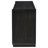 Leandro Ash Veneer Console Table with 2 Drawers and Open Lower Shelf, Burnished Black