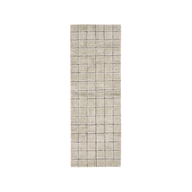 Mosaic Wool Geometric Indoor Rug, Runner 2'7" x 7'6"