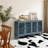 Traditional 60"W Carved Sideboard with Door and Solid Wood Legs-846994685