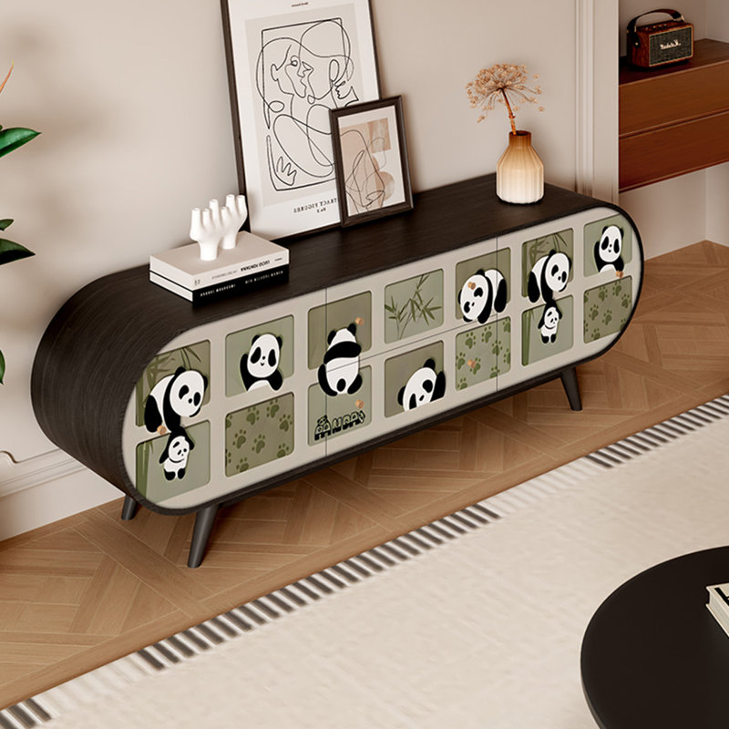 Modern Simplicity Walnut TV Stand