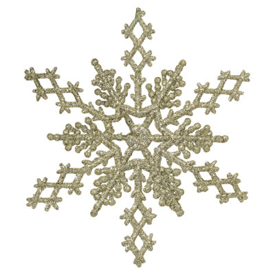 Glitter Snowflake Ornament