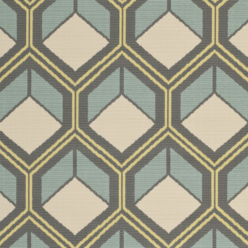 Engelbert Performance Geometric Rug, Rectangle 5'1" x 7'7"