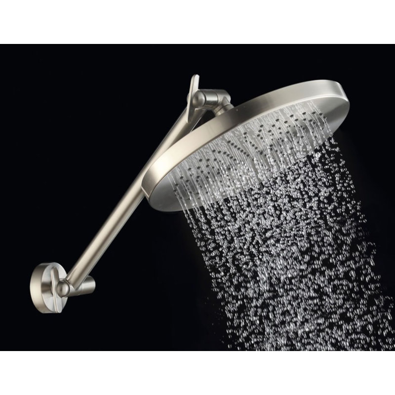 Flood Fixed Shower Head 1.8 GPM GPM, Satin Nickel