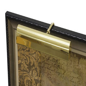 Frame Mounted, 2.25" H x 18" W x 7" D, 25B10 or 40B10, Polished Brass
