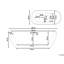 Potvin 1700mm x 800mm Whirlpool Acrylic Bathtub