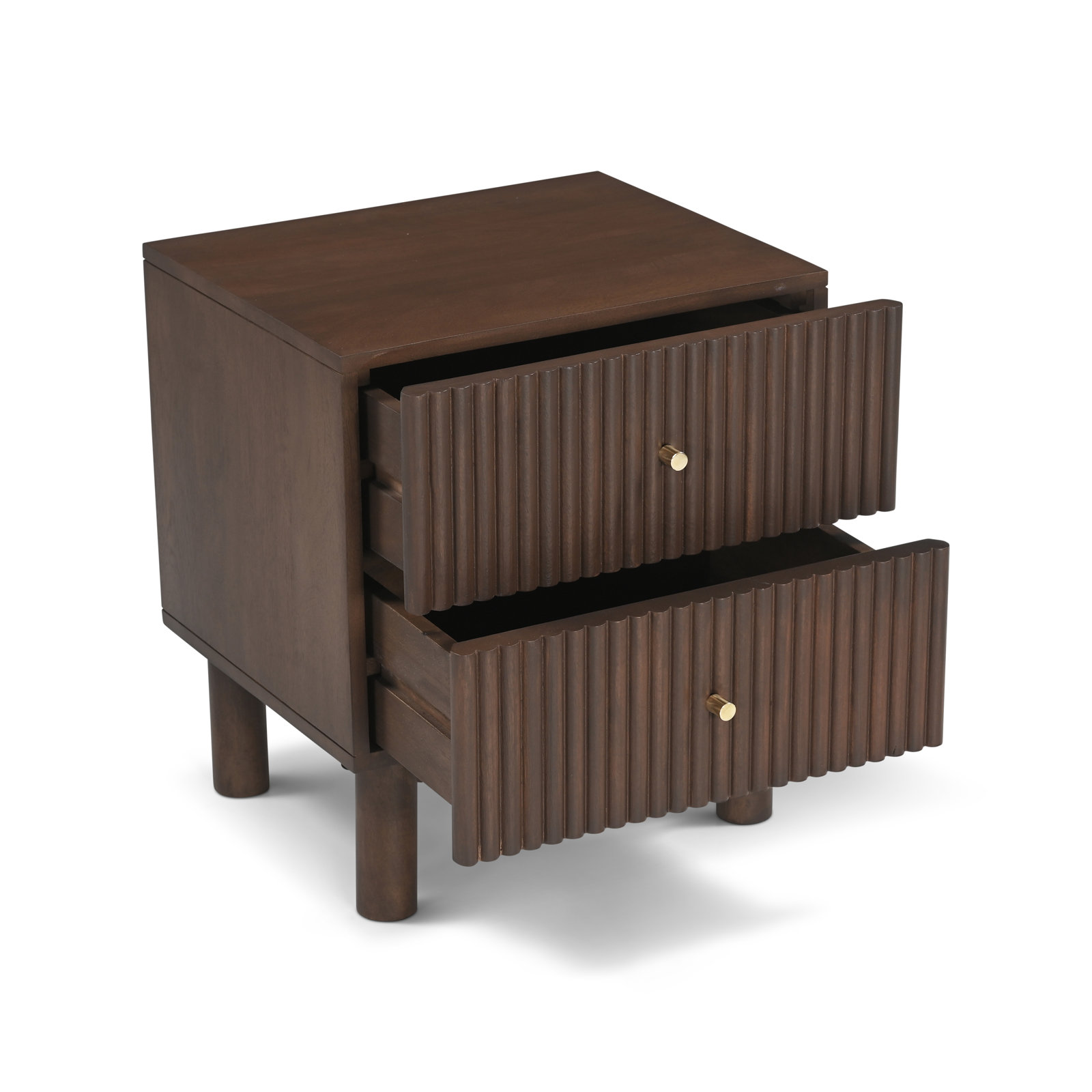 Mini Mango Nightstand, Walnut