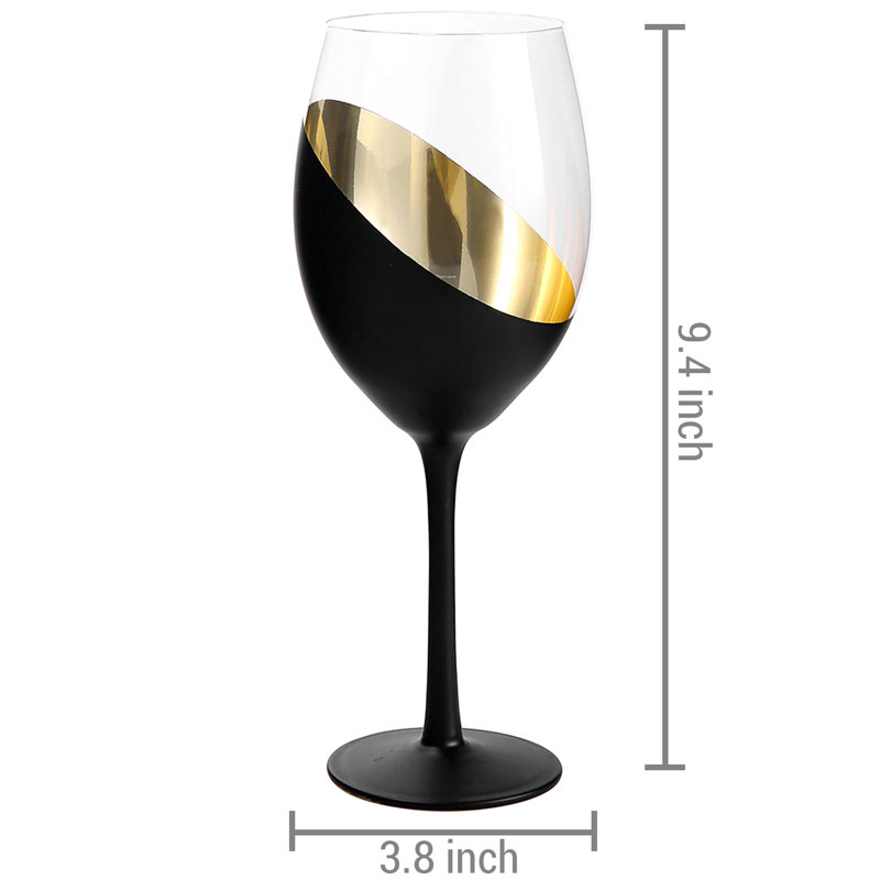 4 Piece 414ml Wine Glass Set