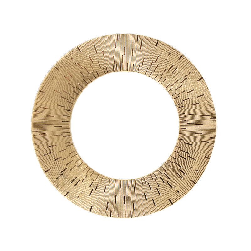 Infini Porcelain Salad/Dessert Plate, Gold