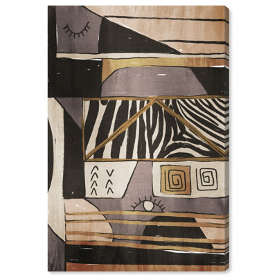 «Abstract Peeking Through Abstract Modern», reproduction d'art sur toile
