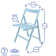 Harbour Housewares - Beech Folding Chair