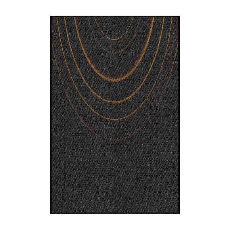 Tapis noir, Rectangle 7 pi x 10 pi