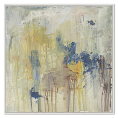 «Desert Island», peinture sur toile à cadre flottant
