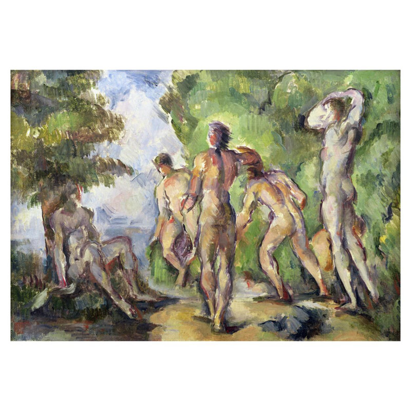 «Bathers» par Paul Cézanne, impression giclée, H 32 po x l 40 po