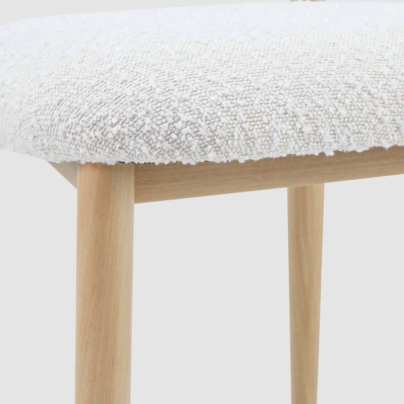 Chaise de salle à manger 2 pièces Velora, Blanc