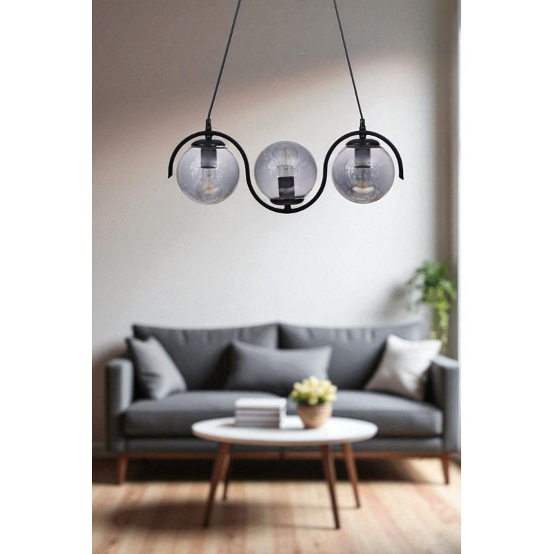 Lustre, Gris / Noir
