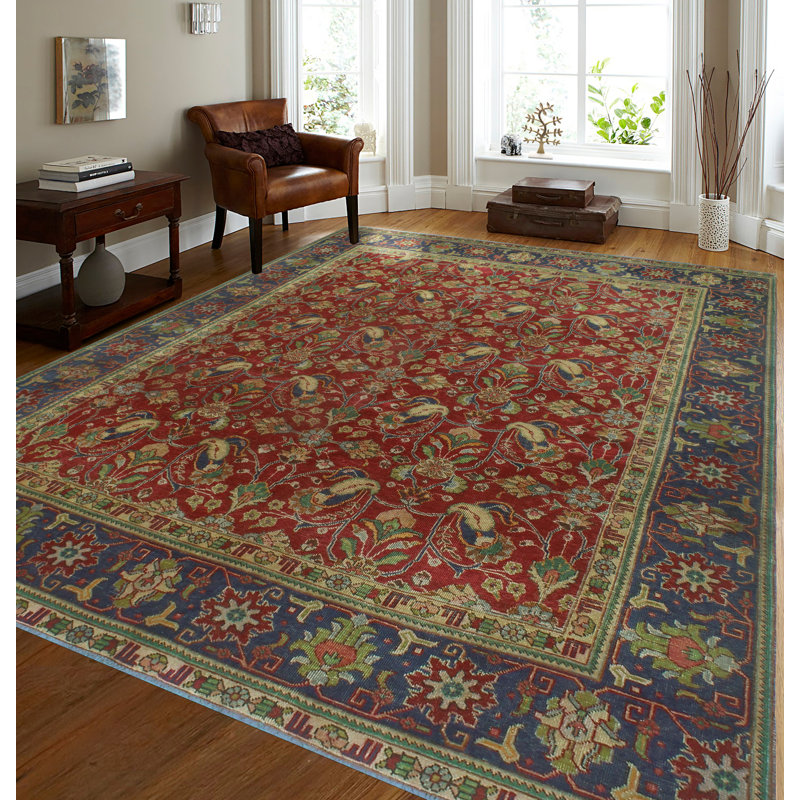 Konica One-of-a-Kind 7'4" X 10'11" 1980s Wool Area Rug