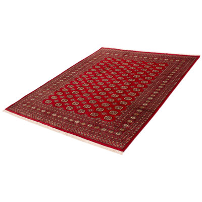 Finest Peshawar Bokhara Red Rug 8'2" x 10'1"