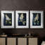 FLORAL Series CLxxv - impression encadrée sur mesure de qualité supérieure - 3 pièces-627628993-627629018