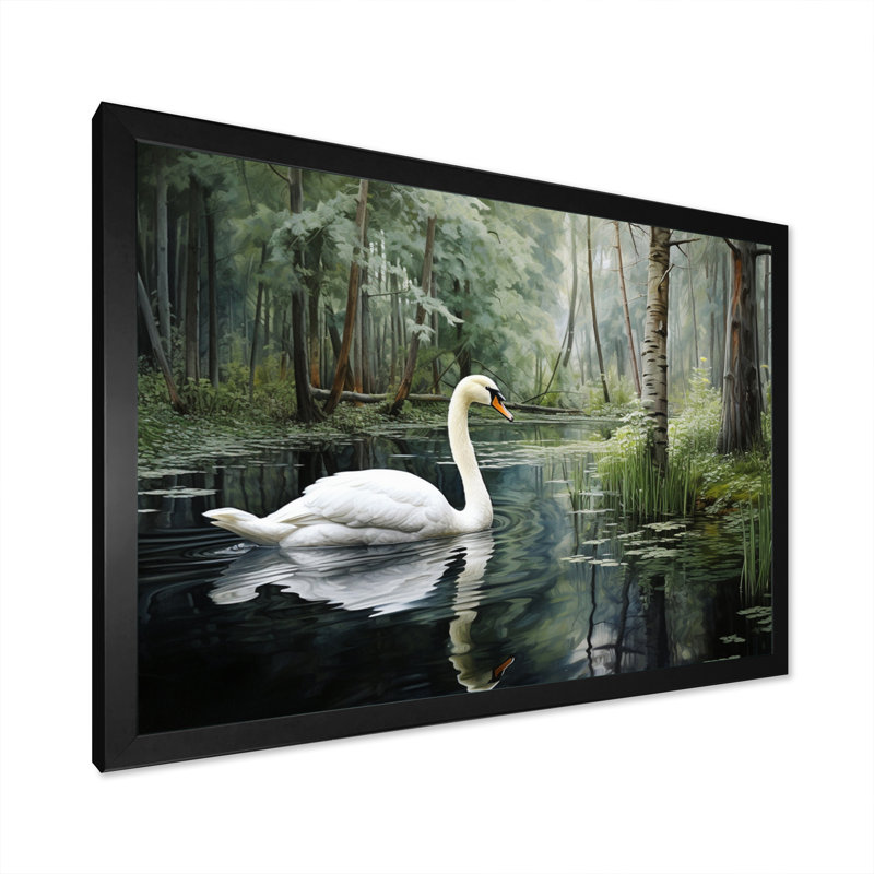 «Bhavna Forest Sawns in Shadows II», reproduction, H 24 po x l 32 po x P 1 po, Cadre simple noir
