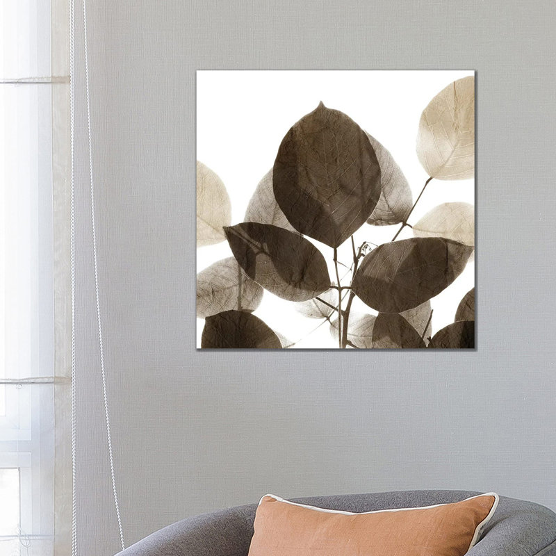 Chocolate Leaves I by Kimberly Allen - Wrapped Canvas Print, 66.04 cm H x 66.04 cm W x 3.175 cm D