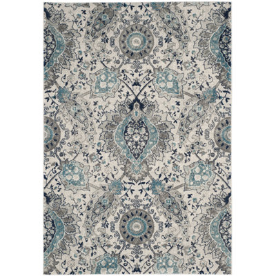 Jaelynn Cream/Light Grey Area Rug