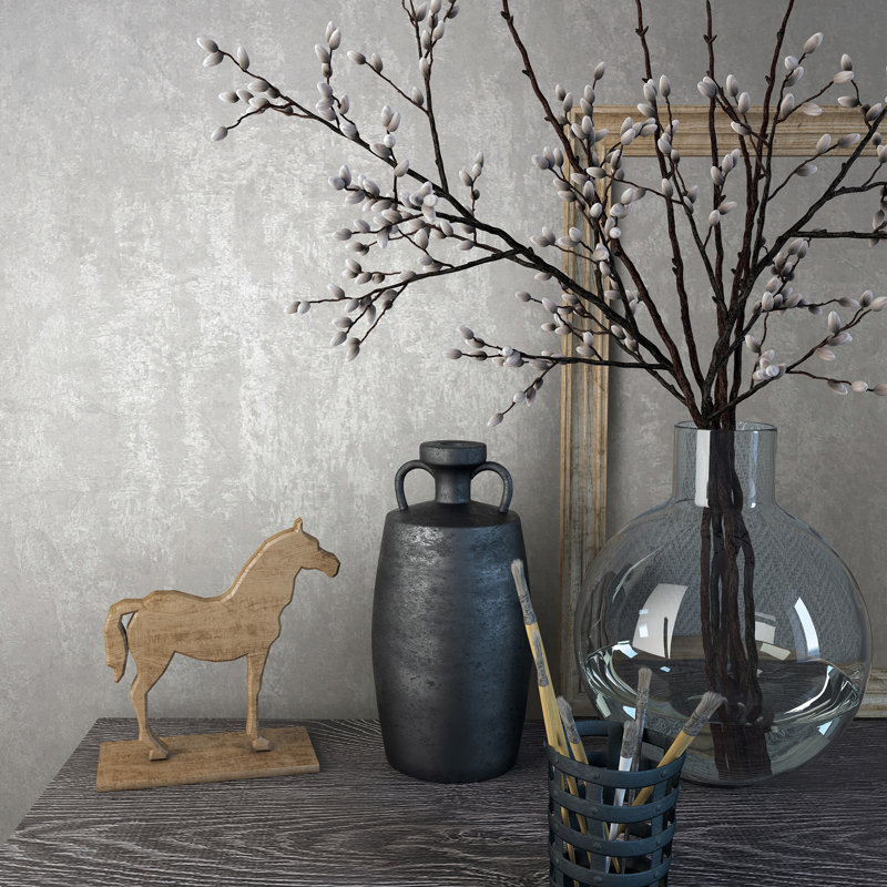 Olio Modern Metallic Texture 33' L X 21" W Wallpaper Roll, White
