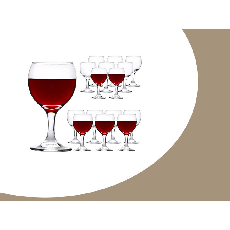 8oz. Red Wine Glass Set