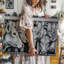 Toile au crayon monochromatique Somber-1122205650