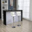 Ensemble de 2 tabourets de bar pivotants à hauteur de comptoir réglable avec repose-pieds pour cuisine, salle à manger 2PC / ENSEMBLE