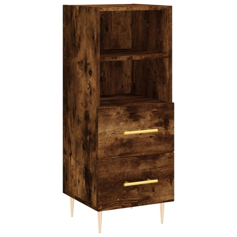 34.5cm Sideboard, Smoked Oak