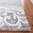 Abstract Hand Tufted Wool With Cotton Cloth Backing Floral Rug-389247713