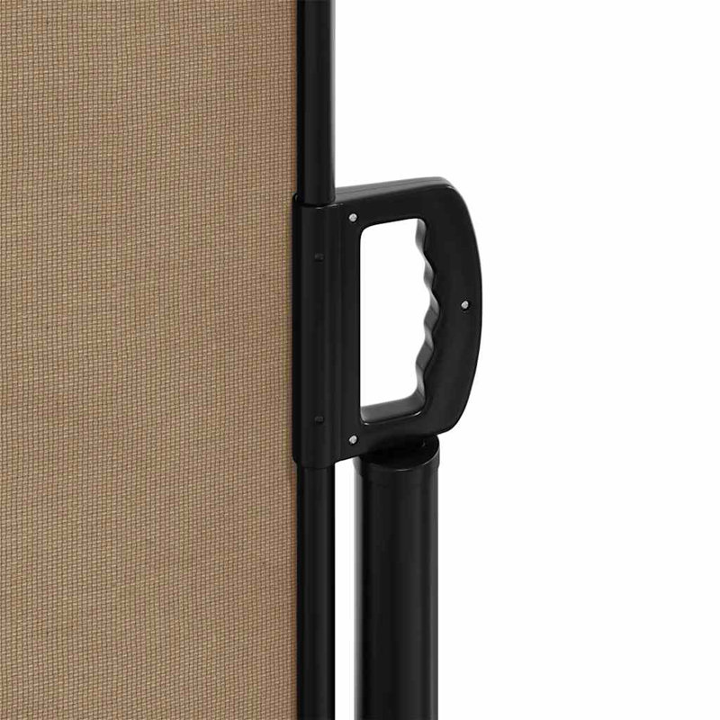 Vidaxl Retractable Side Awning, Taupe, 78.7" x 196.9"