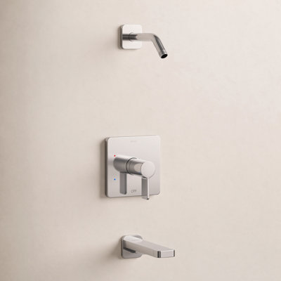 Parallel Bath and Shower Trim Set
