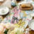 Floral Bow Bunny Rabbits Eggs Easter Table Runner, Seasonal Spring Kitchen Dining Table Decoration For Home Party Decor