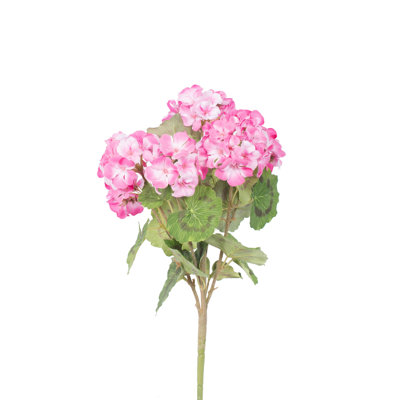 Buisson de géranium artificiel 18 po Kimberlee