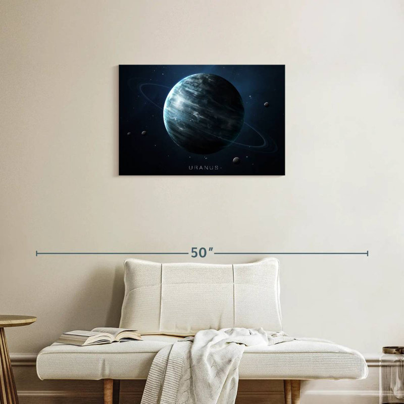 Oberle Planet Uranus, 20" H x 30" W