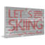 LET’S Go ski-impression d’art textuel sur bois-26009309