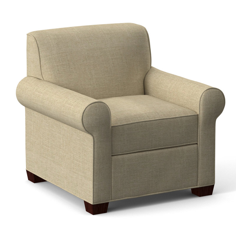 Finn Armchair, Archetype Hemp, Empire Mahogany
