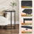 C Table End Table , Couch Table, 2-Tier Side Tables