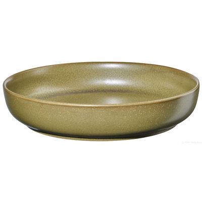 ASA Selection coppa miso gourmet plate, porcelain, yellow, D 22cm