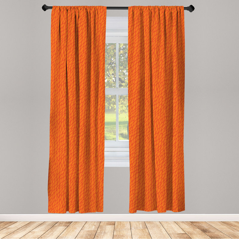 Semi-Sheer Rod Pocket Curtain Panels, 28" x 84"